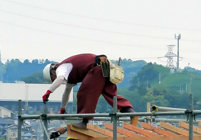 屋根施工スタッフ